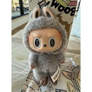 100% Authentic PopMart Labubu The Monsters Exciting Macaron - Sesame Bean